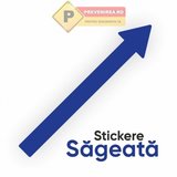 Sageata albastru pentru siguranta